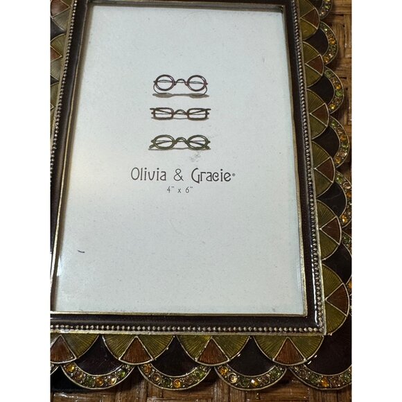 Olivia & Graeie 4" X 6" Decorative Mosaic Picture Frame - Picture 3 of 6